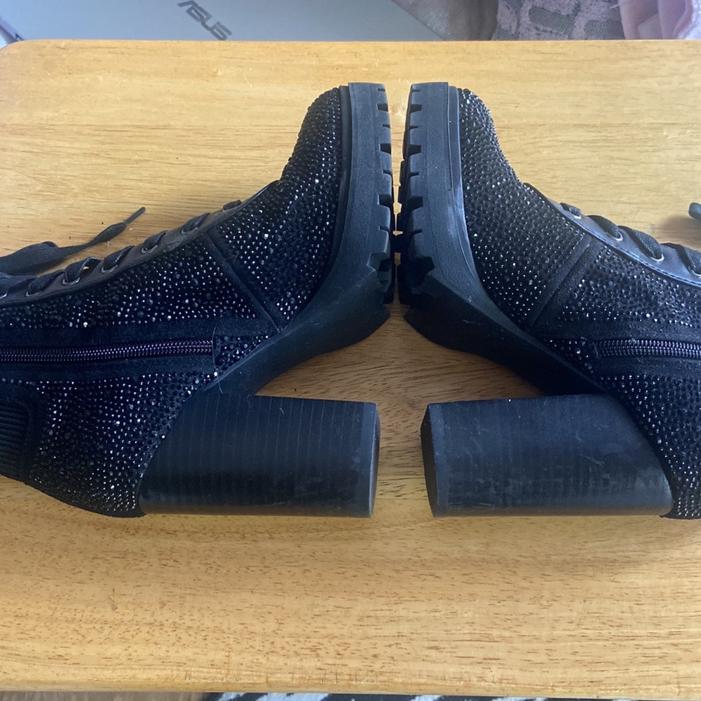 Steve Madden Rhinestone Booties - Picture 5 of 7